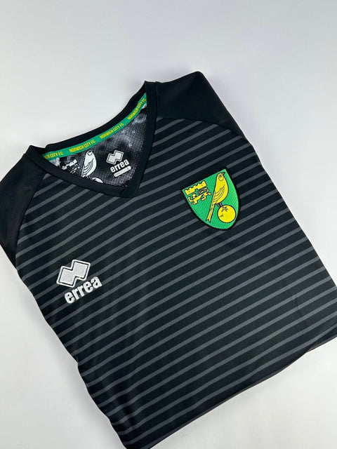 2017-18 Norwich City football shirt made by Errea size Large