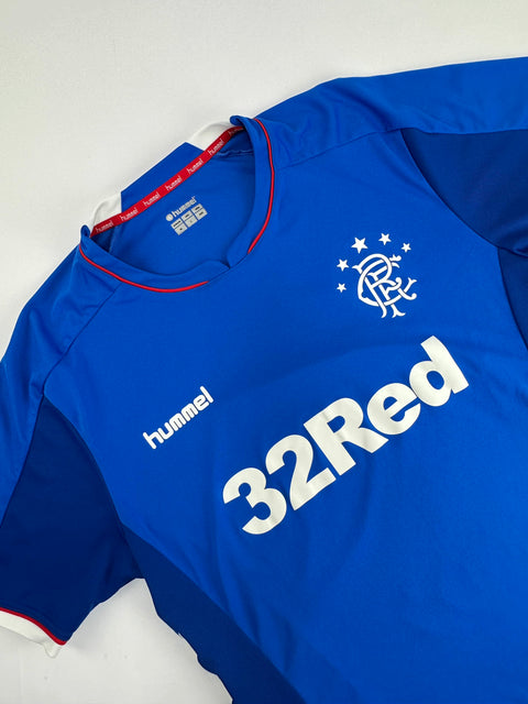 2018-19 Rangers FC Football shirt made by Hummel size XL