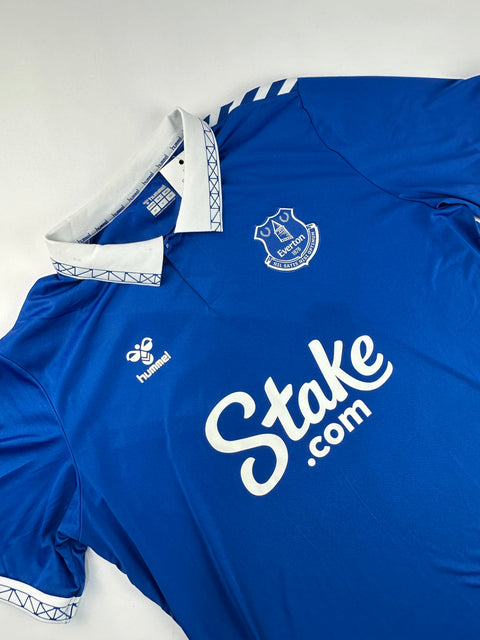 2023-24 Everton football shirt made by Hummel size XL