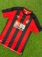2017-18 AFC Bournemouth football shirt made by Umbro size medium
