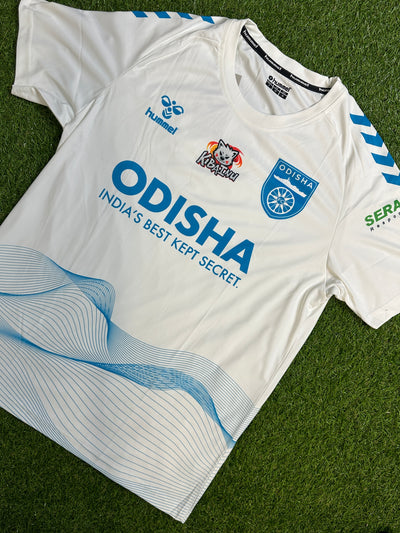 2021 Odisha FC football shirt made by Hummel available in various sizes