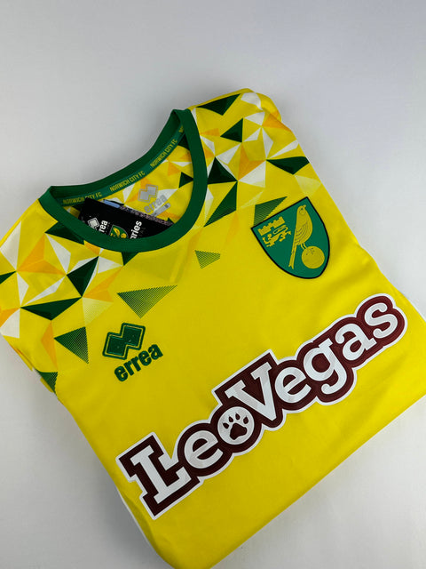2018-19 Norwich City football shirt made by Errea size Small