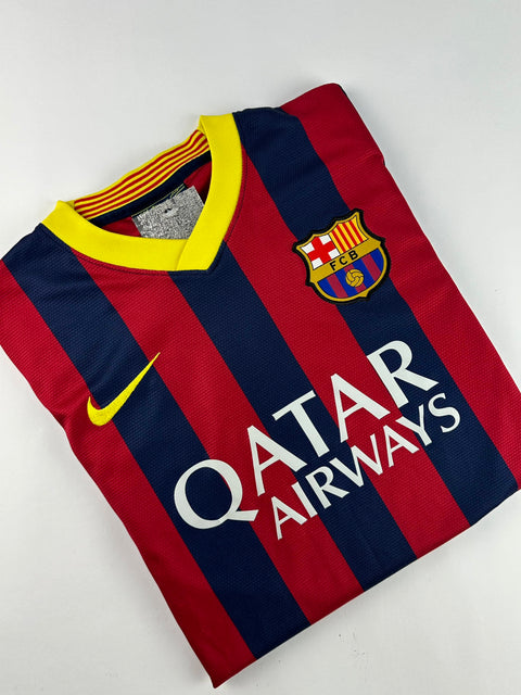 2013-14 Barcelona football shirt made by Nike available sized Small