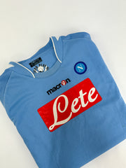 2010-11 Napoli SSC Football shirt made by Macron size Small