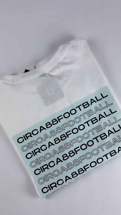 Classic block colour tee created by Circa88 Football. A lightweight cotton garment available in various sizes.