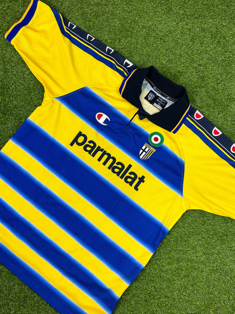 Parma AC 1999-00 Football Shirt made by Champion sized XL