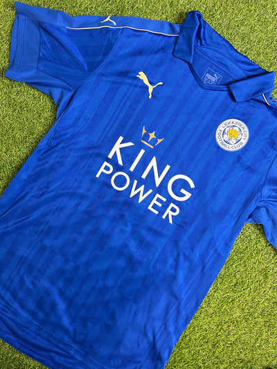 2015-16 Leicester City Football Shirt made by Puma size Large