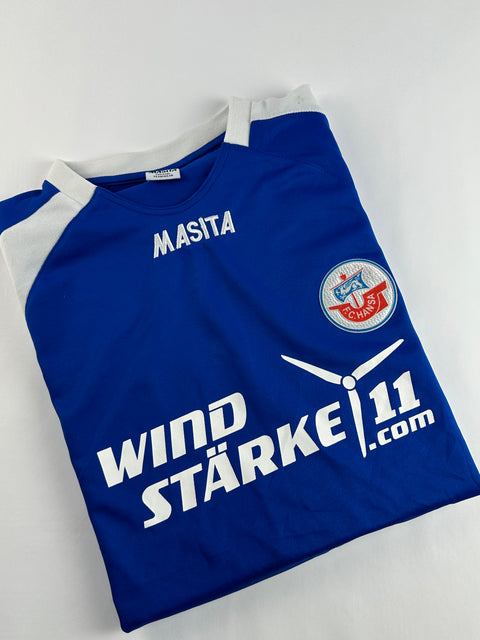 2009-10 Hansa Rostock football shirt made by Masita size Large