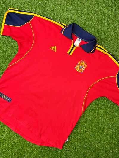 1999-02 Spain football shirt made by Adidas size XL