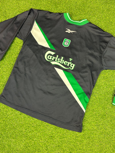 1999-00 Liverpool Away Goalkeeper Shirt made by Reebok size small