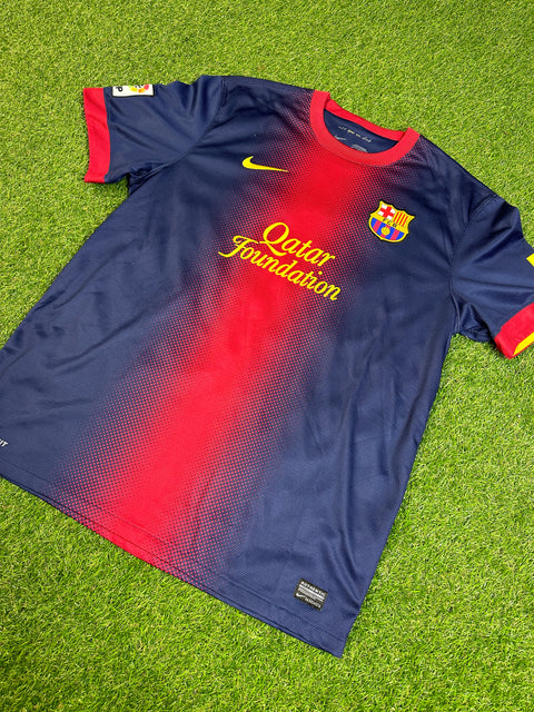 2012-13 Barcelona Football Shirt made by Nike Size Large