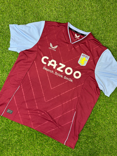 2022-23 Aston Villa football shirt made by Castorel - fan spec