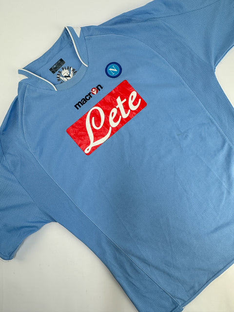 2010-11 Napoli SSC Football shirt made by Macron size Small