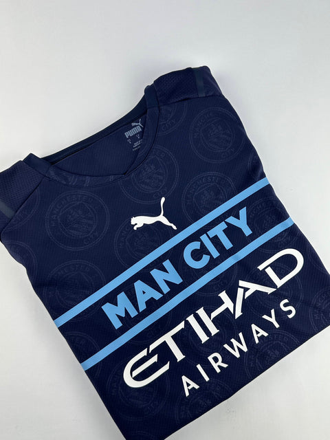 2021-22 Manchester City Football Shirt (Small)