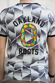 2021-22 Oakland Roots football shirt made by Puma with multicoloured nameset